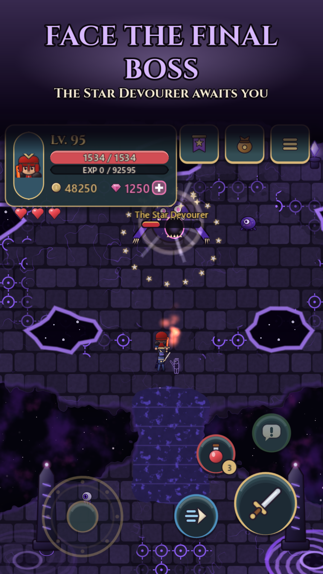 The Star Devourer, final boss of the Void Throne
